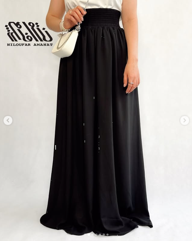 ✨ Pantalon Fluide Taille Haute – Tissu Léger et Évasé✨