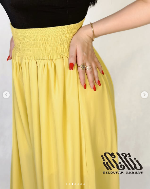 ✨ Pantalon Fluide Taille Haute – Tissu Léger et Évasé✨