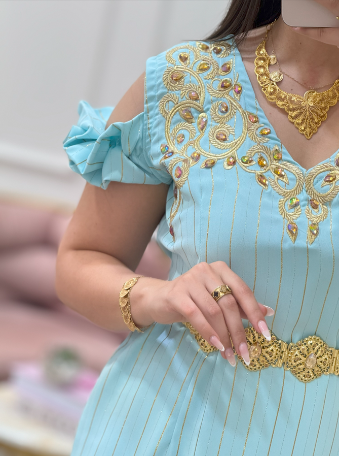 Caftan Élégant Moderne Chic
